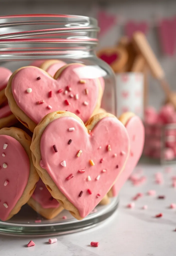 11 DIY Valentine Gifts That Are So Easy, You'll Wonder Why You Didn't Make Them Sooner! - 1. Heart-Shaped Cookies