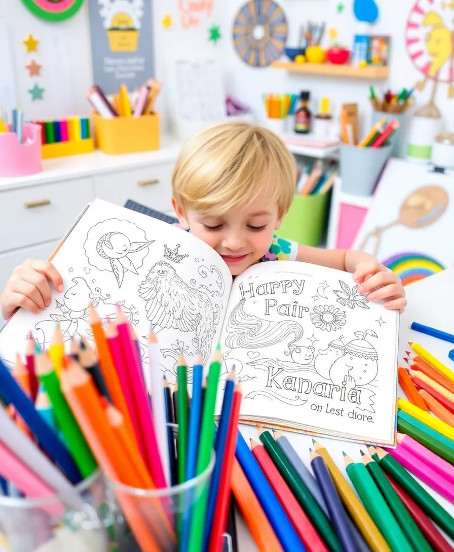 25 Adorable DIY Christmas Gifts for Kids That They'll Treasure Forever! - 13. Personalized Coloring Book