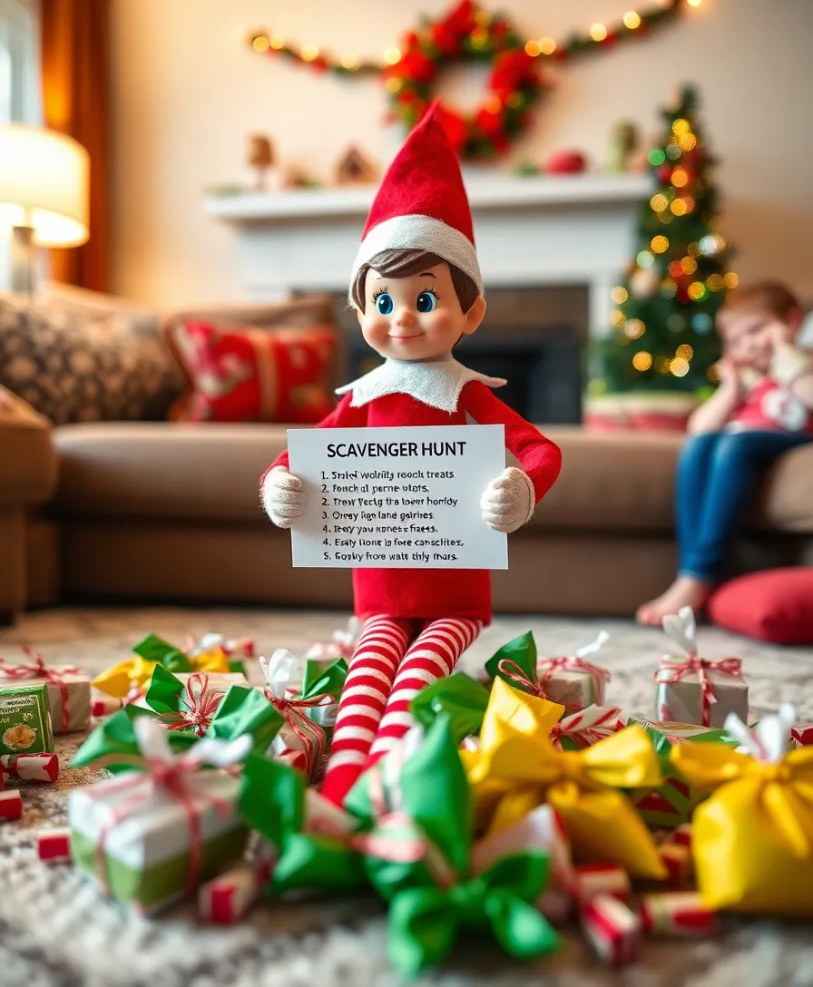 20 Elf on the Shelf Activities Your Kids Will Beg for Every December! - 14. Elf's Scavenger Hunt