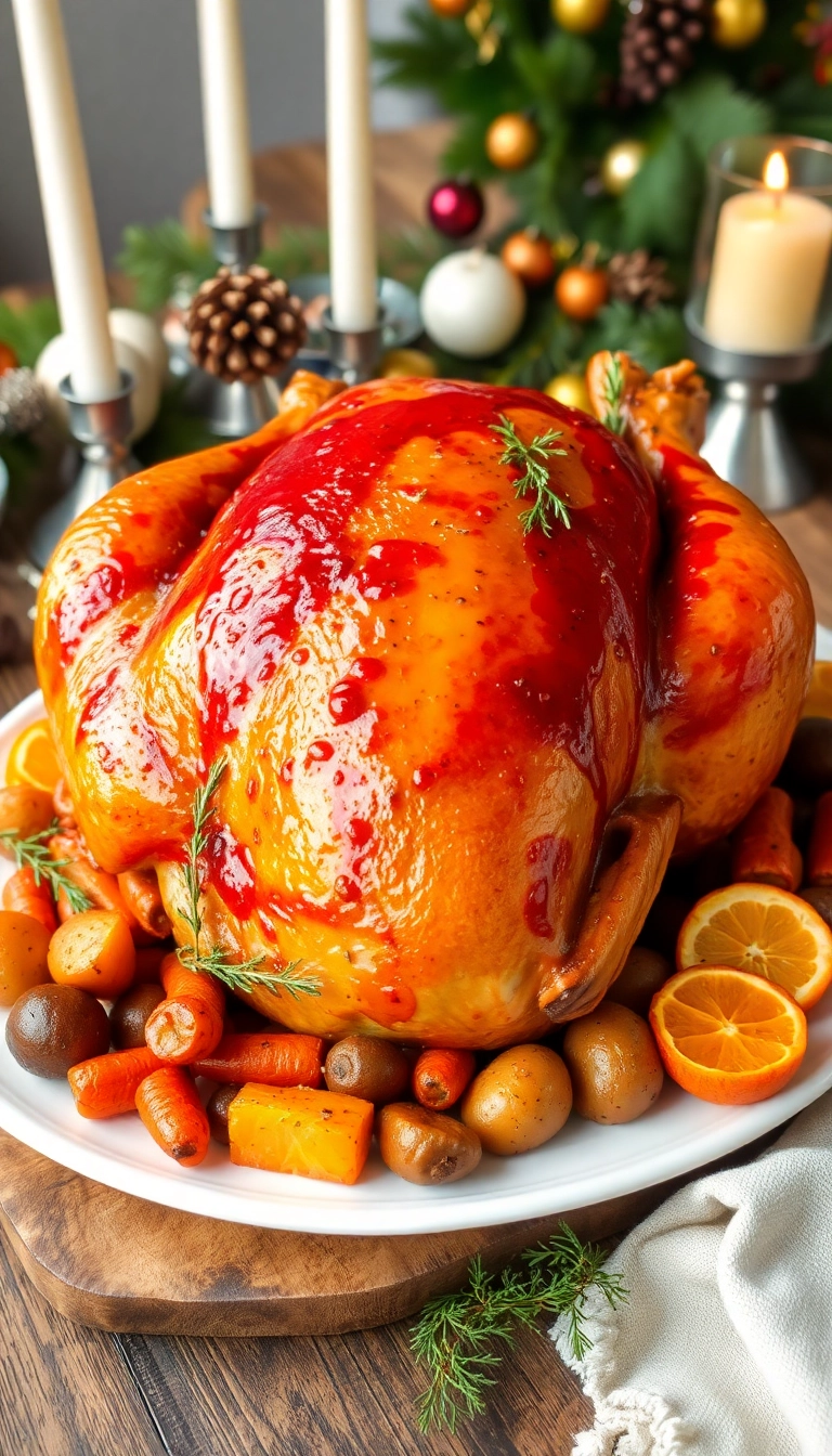 22 Christmas Dinner Ideas That'll Impress Your Guests (You Won't Believe #15!) - 5. Cranberry Orange Roast Chicken