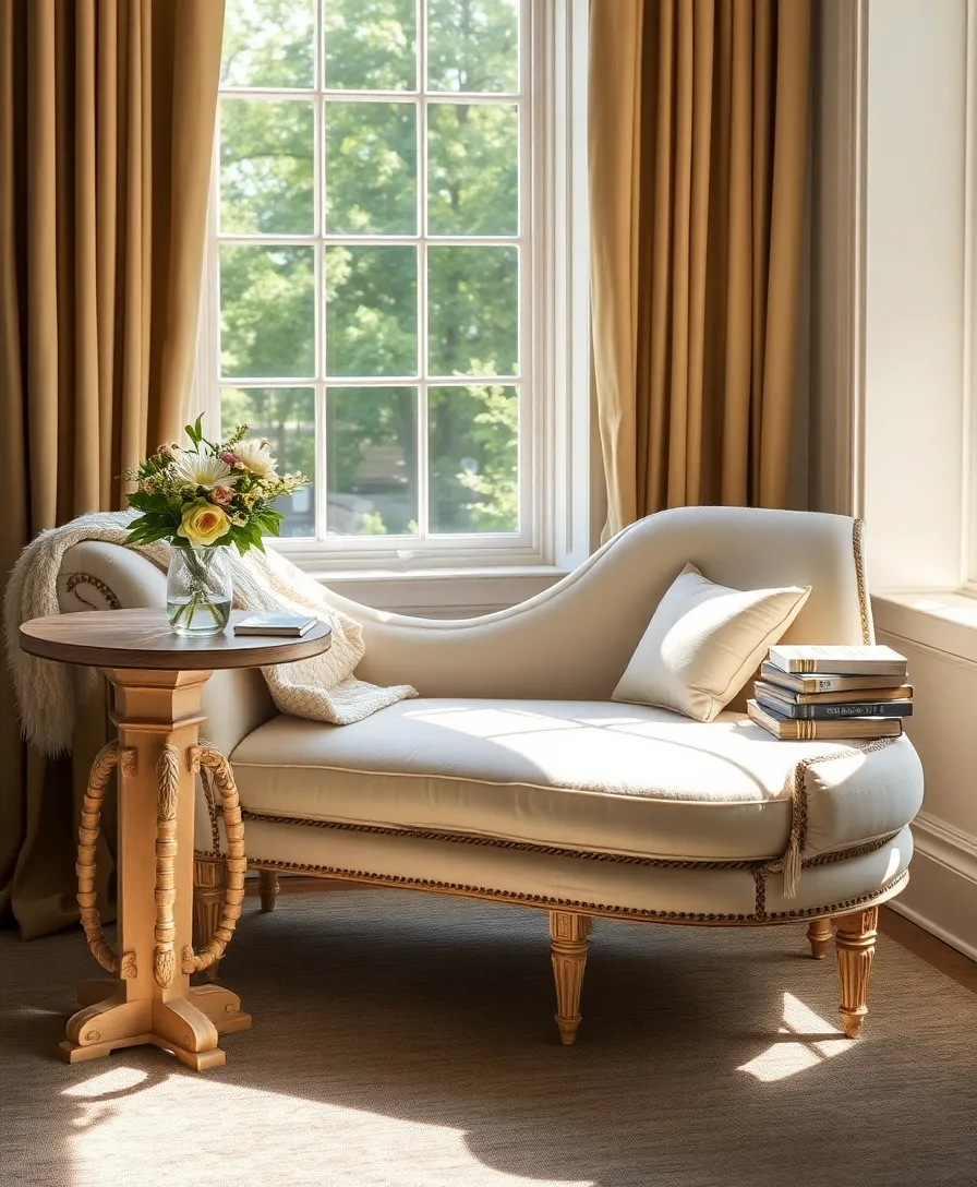 14 Classic Library Furniture Pieces That Add a Timeless Touch to Any Modern Home (#11 Will Surprise You!) - 5. The Elegant Chaise Lounge