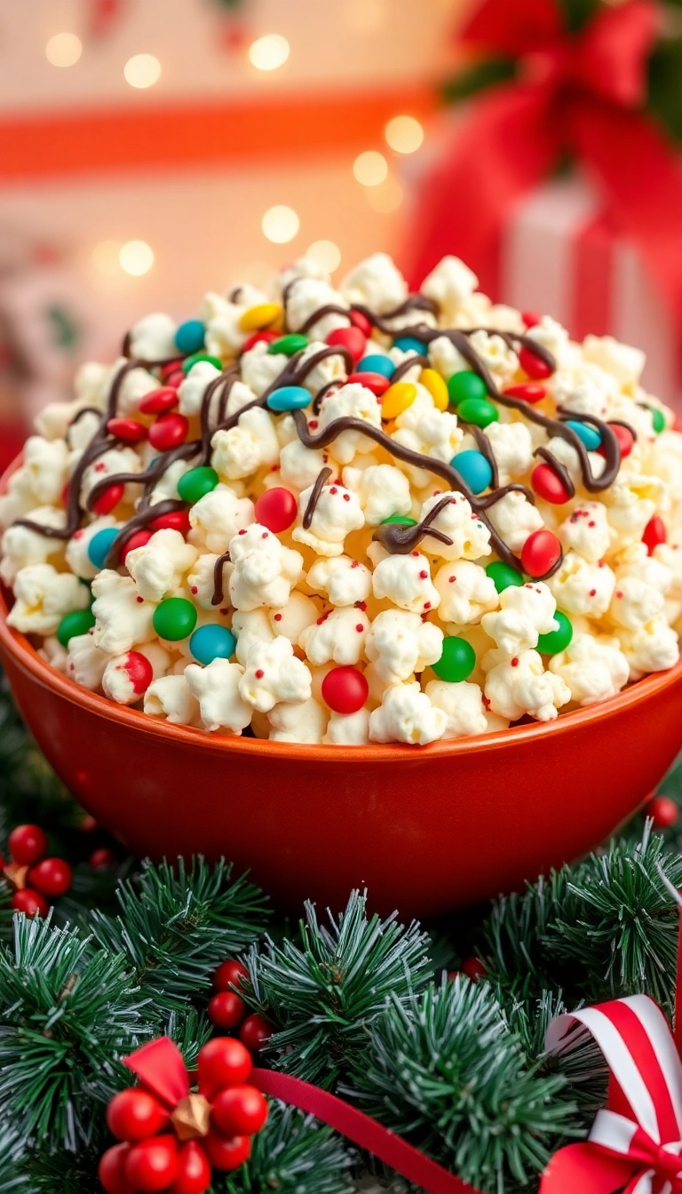 21 Christmas Party Food Ideas That Will Steal the Show (You Won't Believe #10!) - 16. Holiday Popcorn