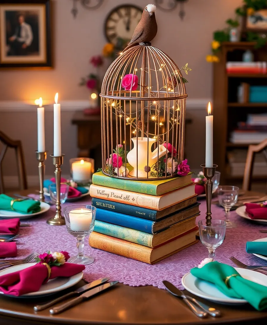 15 Romantic Table Decor Ideas for Valentine's Day That Will Dazzle Your Date! - 9. Whimsical Centerpieces