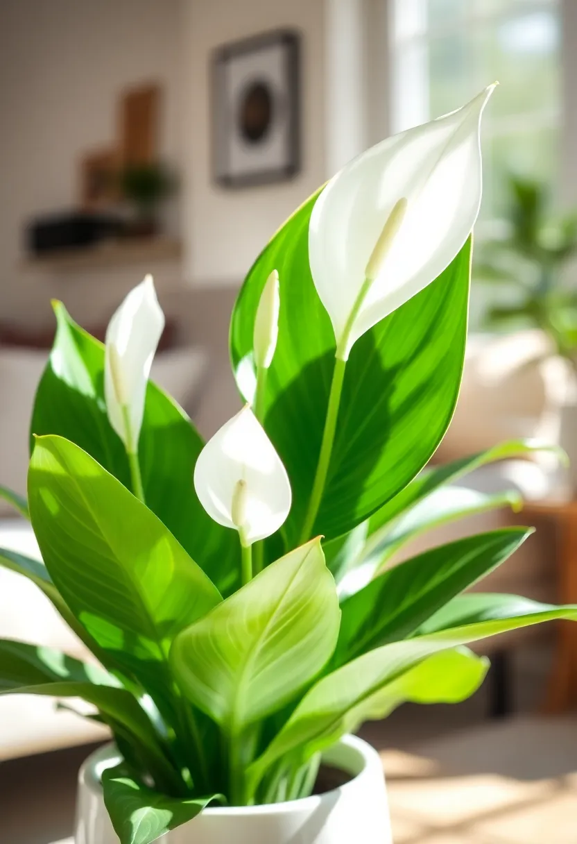 15 Indoor Plants You Need for Instant Calm (Especially #7!) - 1. Peace Lily (Spathiphyllum)