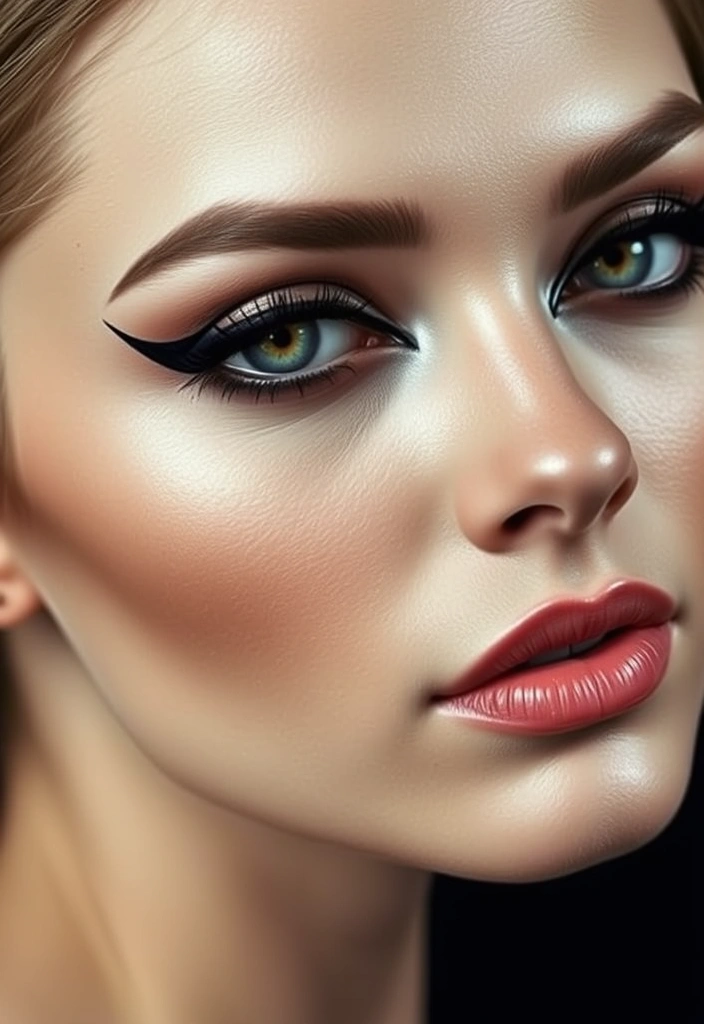 20 Elegant Dark Makeup Ideas for a Mysterious Allure (#8 Will Leave You Speechless!) - 17. Elegant Dark Eyeliner