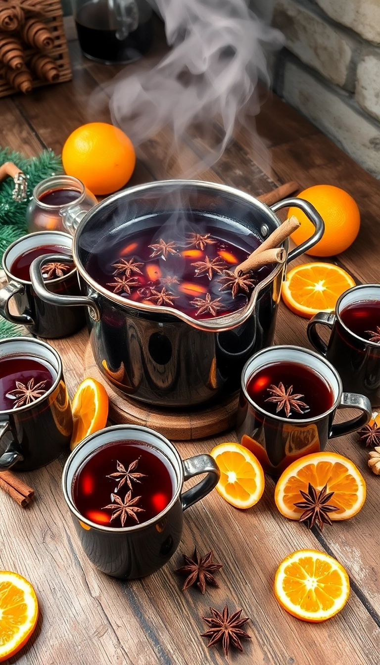 22 Christmas Dinner Ideas That'll Impress Your Guests (You Won't Believe #15!) - 9. Spiced Mulled Wine