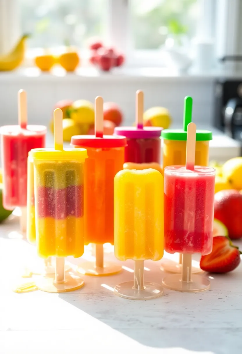 11 Fun and Nutritious Healthy Snacks for Kids (They'll Love #7!) - 11. Smoothie Popsicles