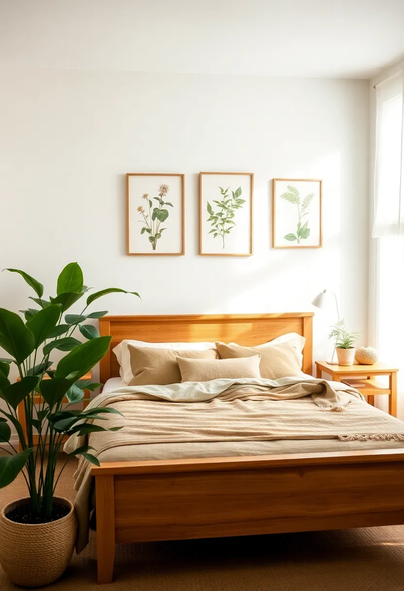 13 Comforting Bedroom Layouts That Make You Feel Right at Home! - 8. Nature-Inspired Elements