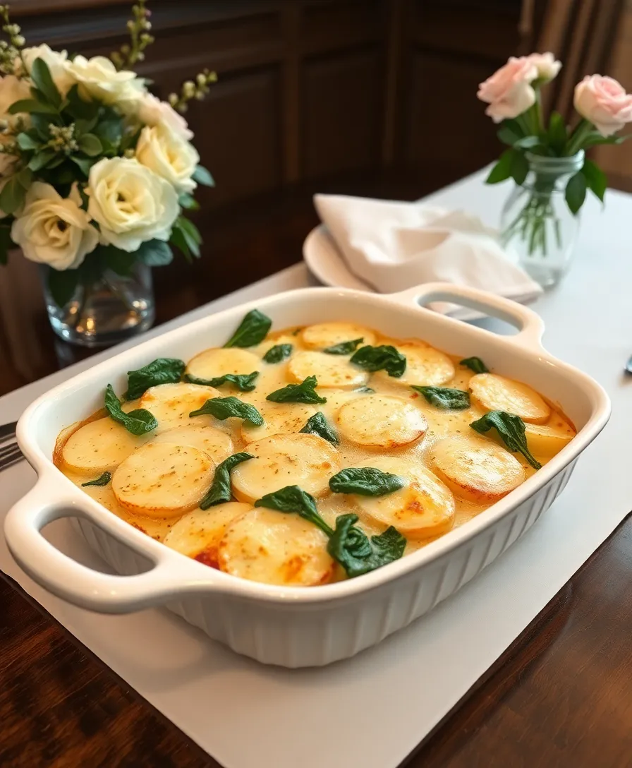 Creamy Potato Recipe Ideas at Home: 10 Must-Try Dishes That Will Wow Your Taste Buds! - 9. Creamy Potato and Spinach Bake