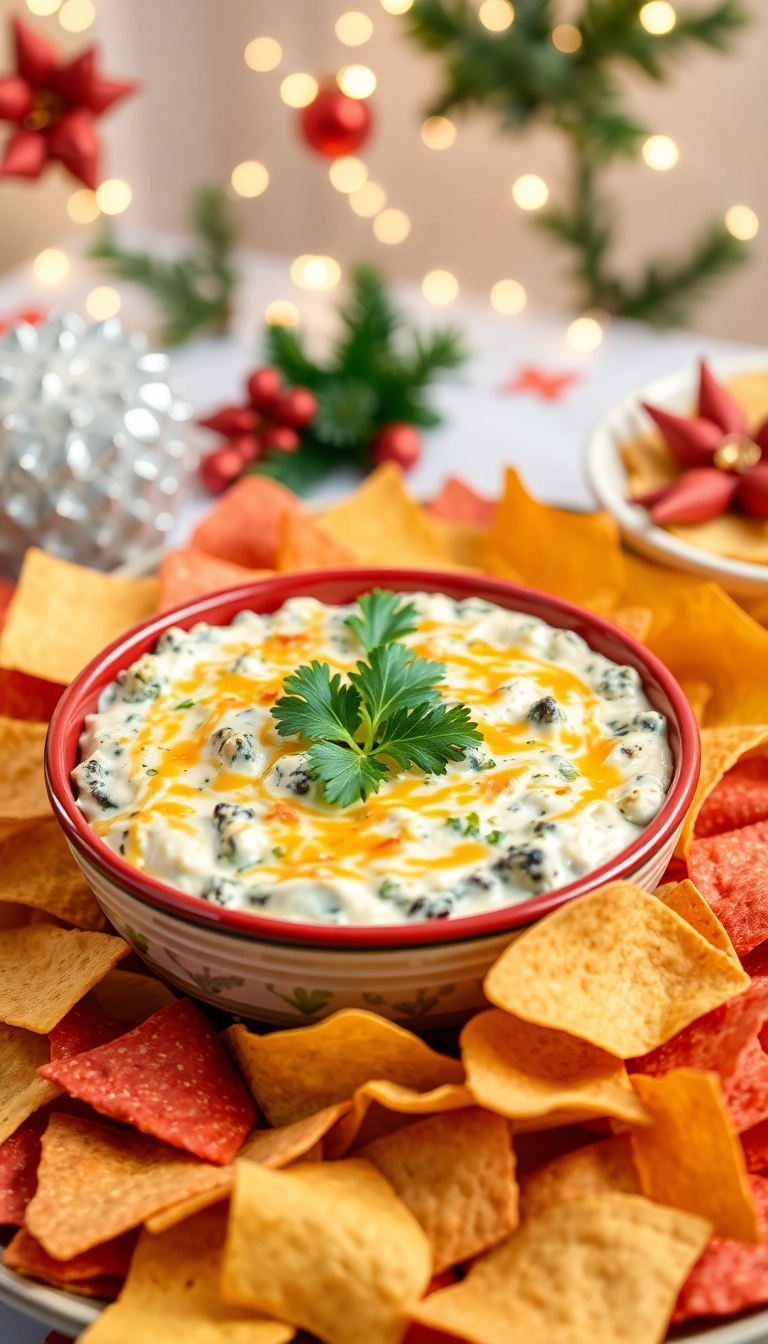 22 Festive Appetizers to Make Your Christmas Party Unforgettable (Don't Miss #7!) - 2. Spinach and Artichoke Dip