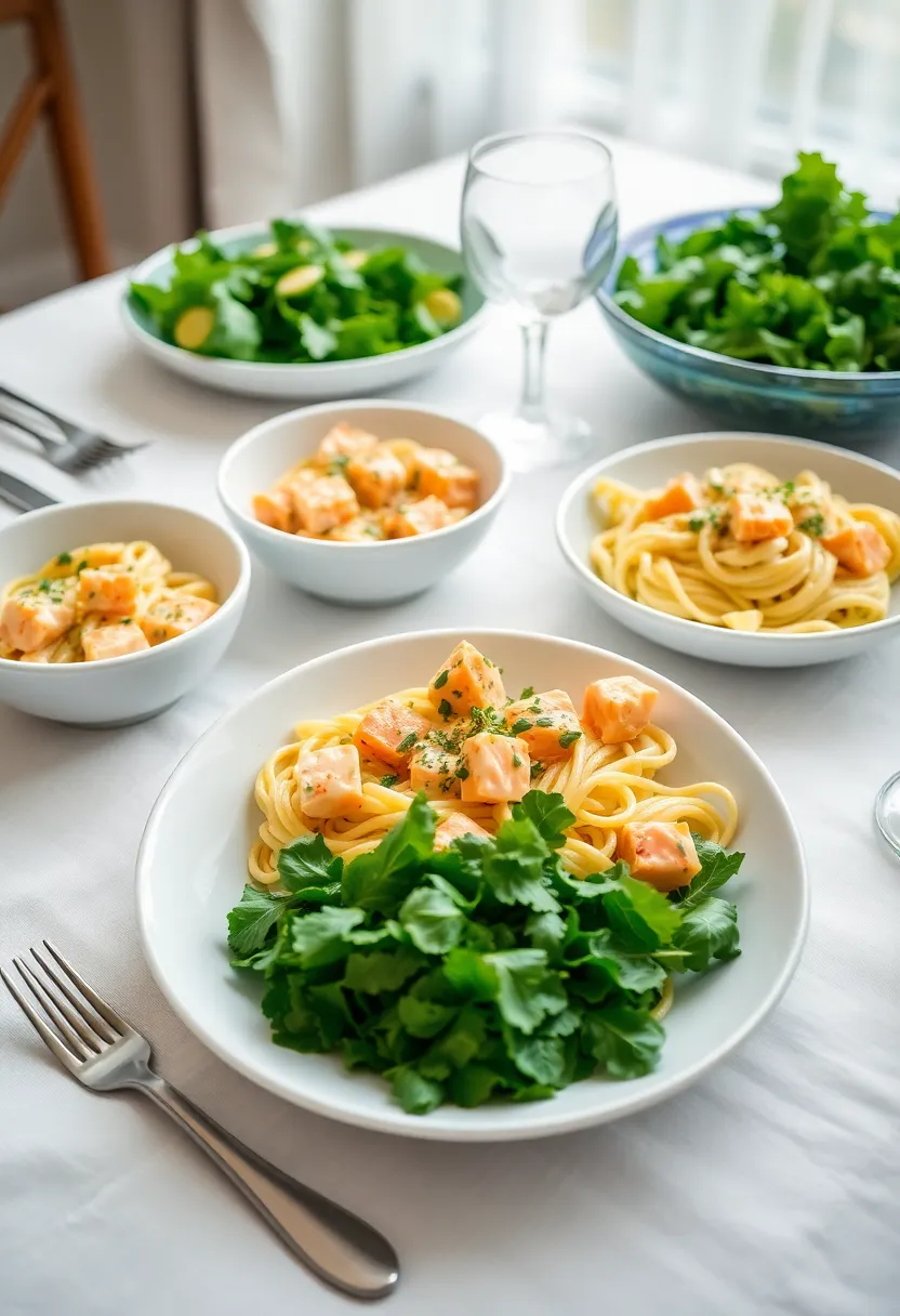 Creamy Salmon Pasta - The Ultimate Comfort Food Recipe You Need to Try! - Serving Suggestions