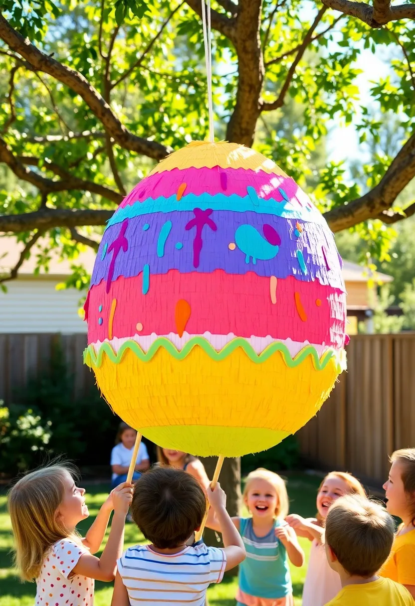 14 Fun Easter DIY Projects for Kids (They'll Be Talking About #7 All Year!) - 7. DIY Easter Egg Piñata