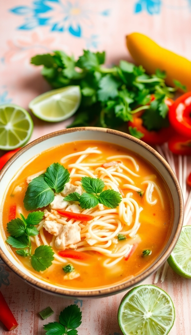 25 Mind-Blowing Chicken Noodle Soup Recipes You Need to Try Right Now! - 4. Thai Chicken Noodle Soup