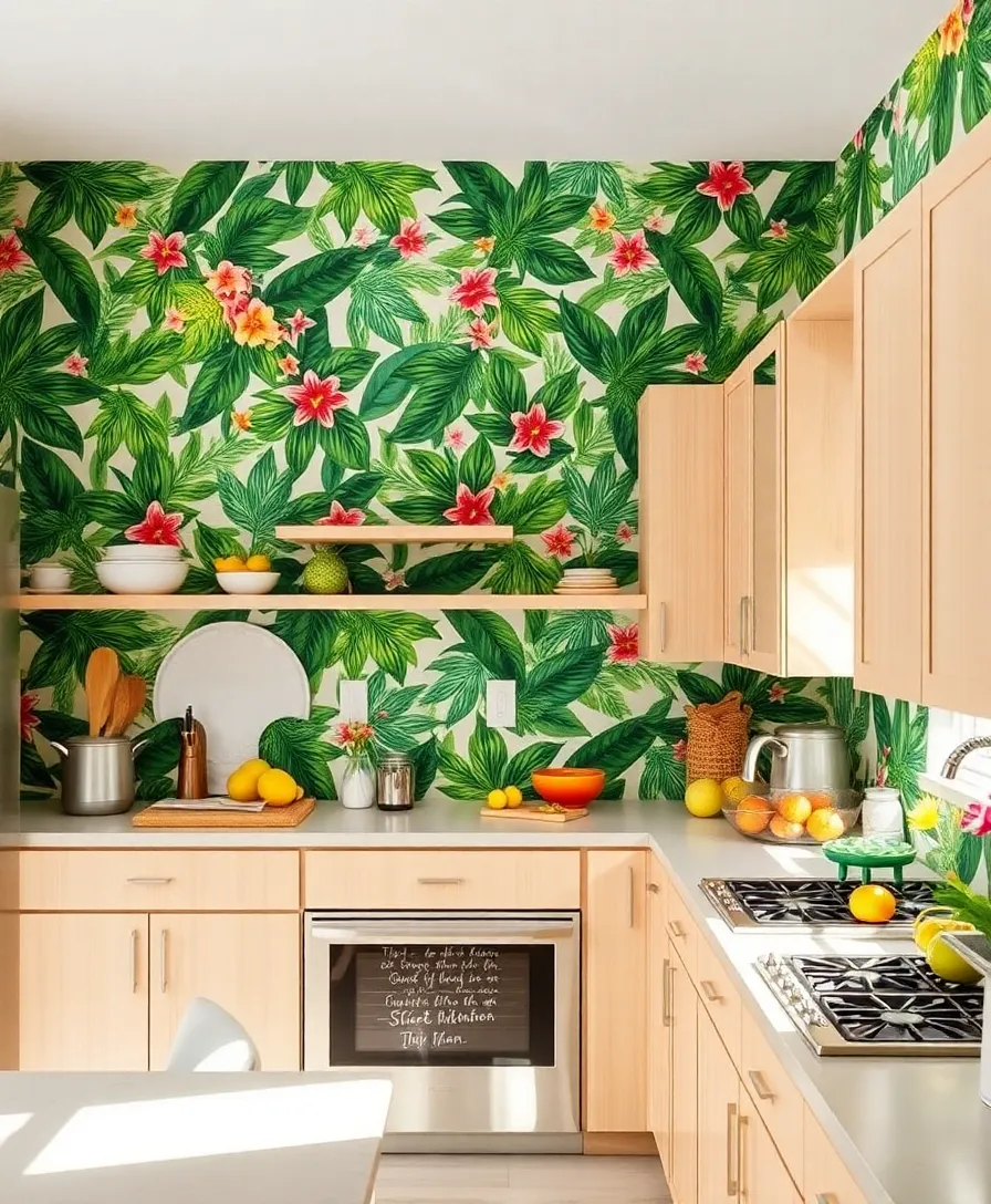 10 Stunning Vision Board Wallpapers That'll Ignite Your Inspiration Today! - 5. Urban Jungle: Tropical Vibes