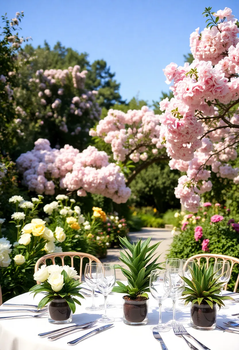 21 Stunning Green Wedding Theme Ideas That Will Make Your Heart Skip a Beat! - 2. Botanical Garden Bliss