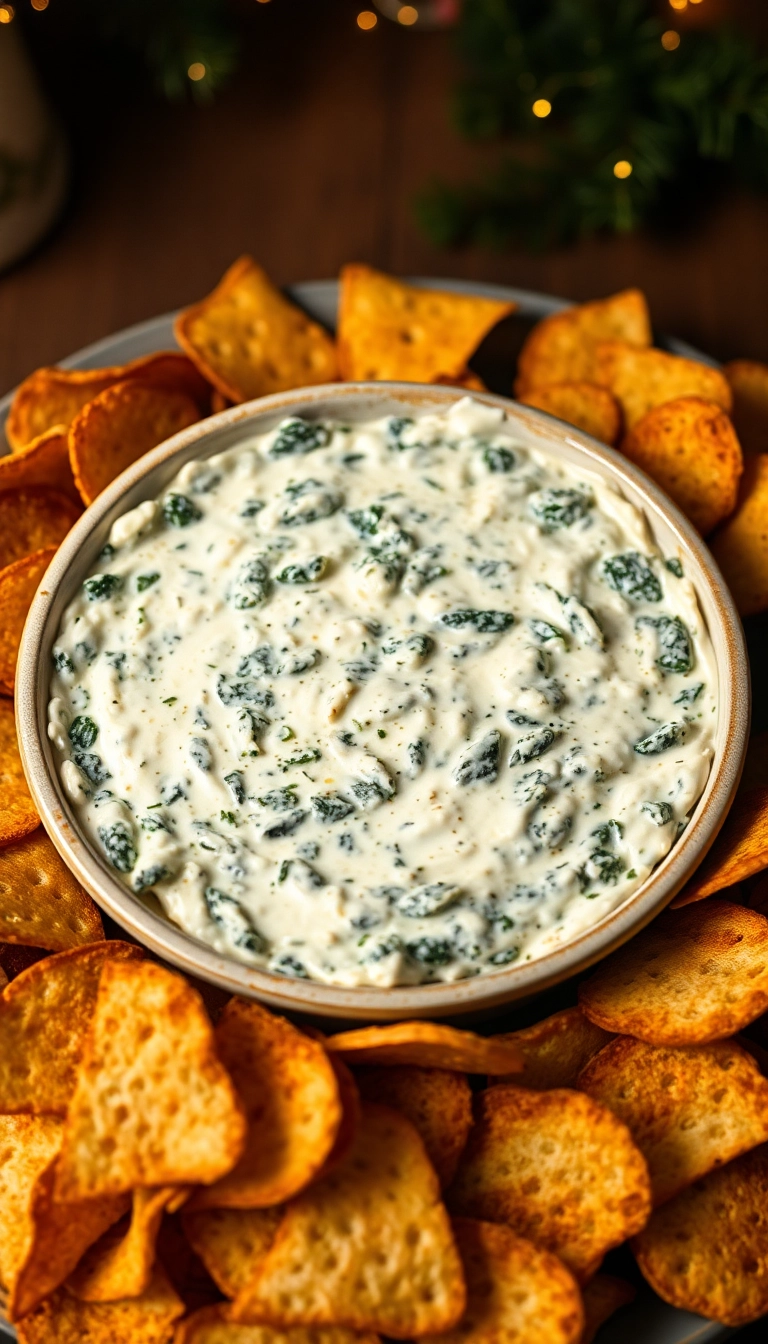 21 Christmas Party Food Ideas That Will Steal the Show (You Won't Believe #10!) - 5. Spinach and Artichoke Dip