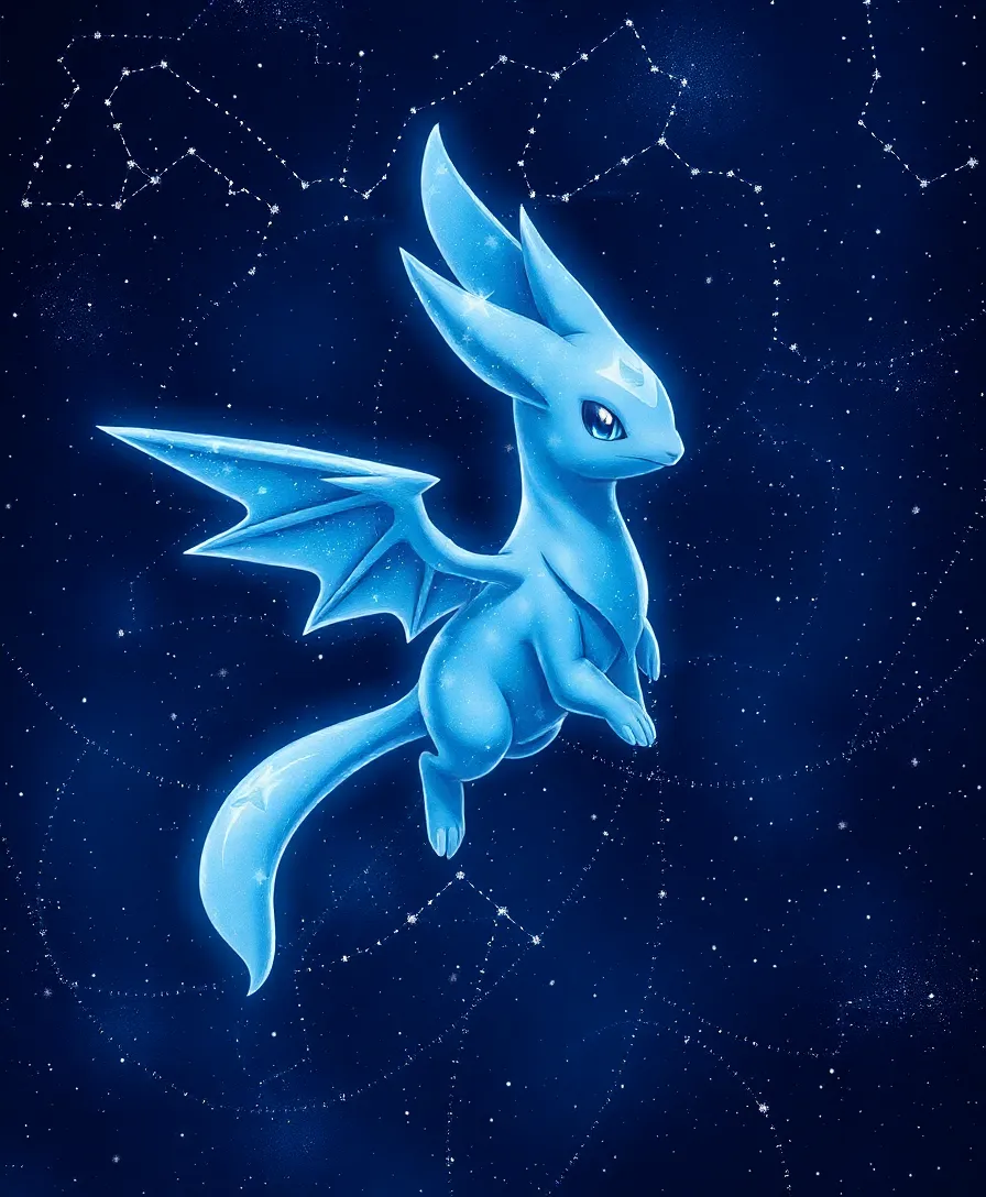 7 Stunning Pokemon Art Pieces That Will Make You Want to Catch 'Em All! - 8. Celestial Pokémon: Guardians of the Night