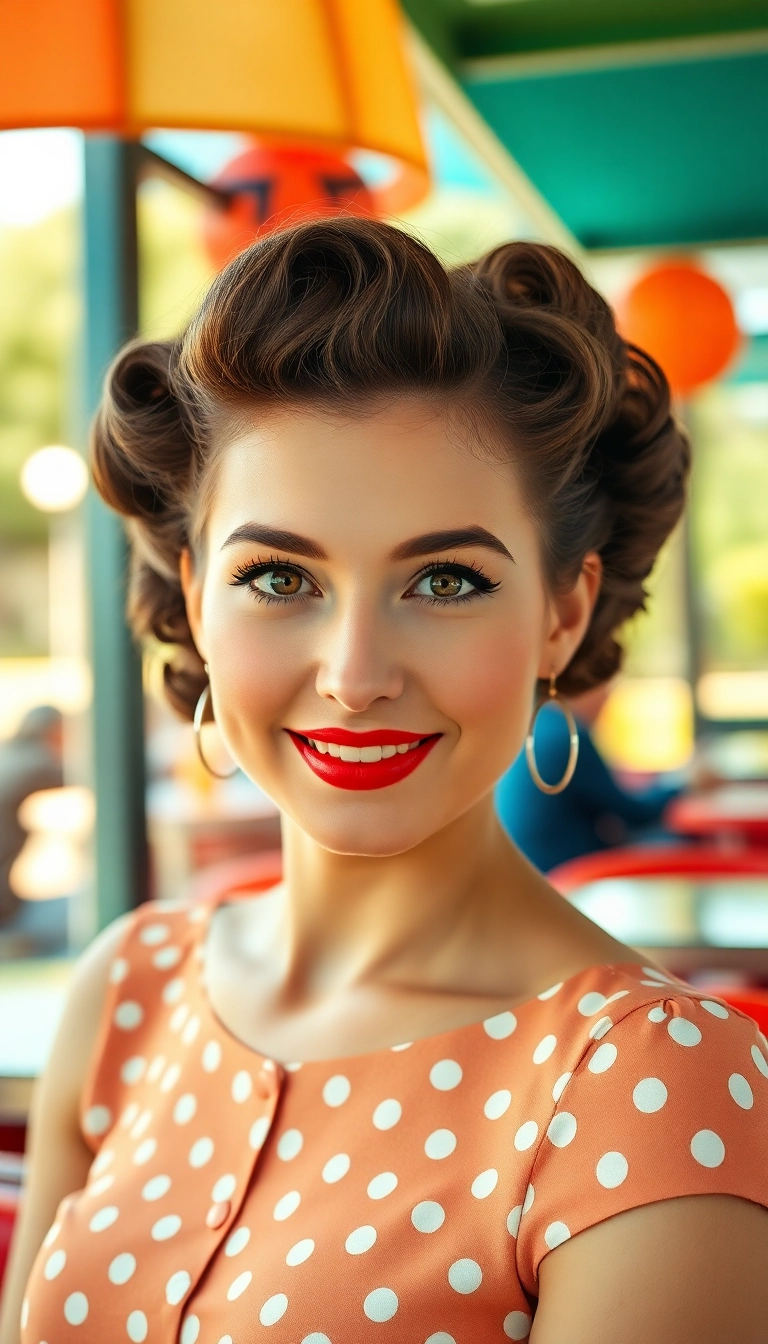 23 Timeless 1940s Hairstyles That Will Make You Feel Like a Hollywood Star! - 4. Pin Curls Perfection