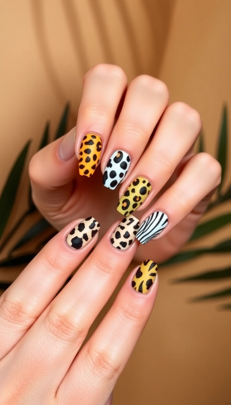 36 Fun Nail Ideas for Teens That Are So Cool, You’ll Want to Try Them All! - 7. Animal Print