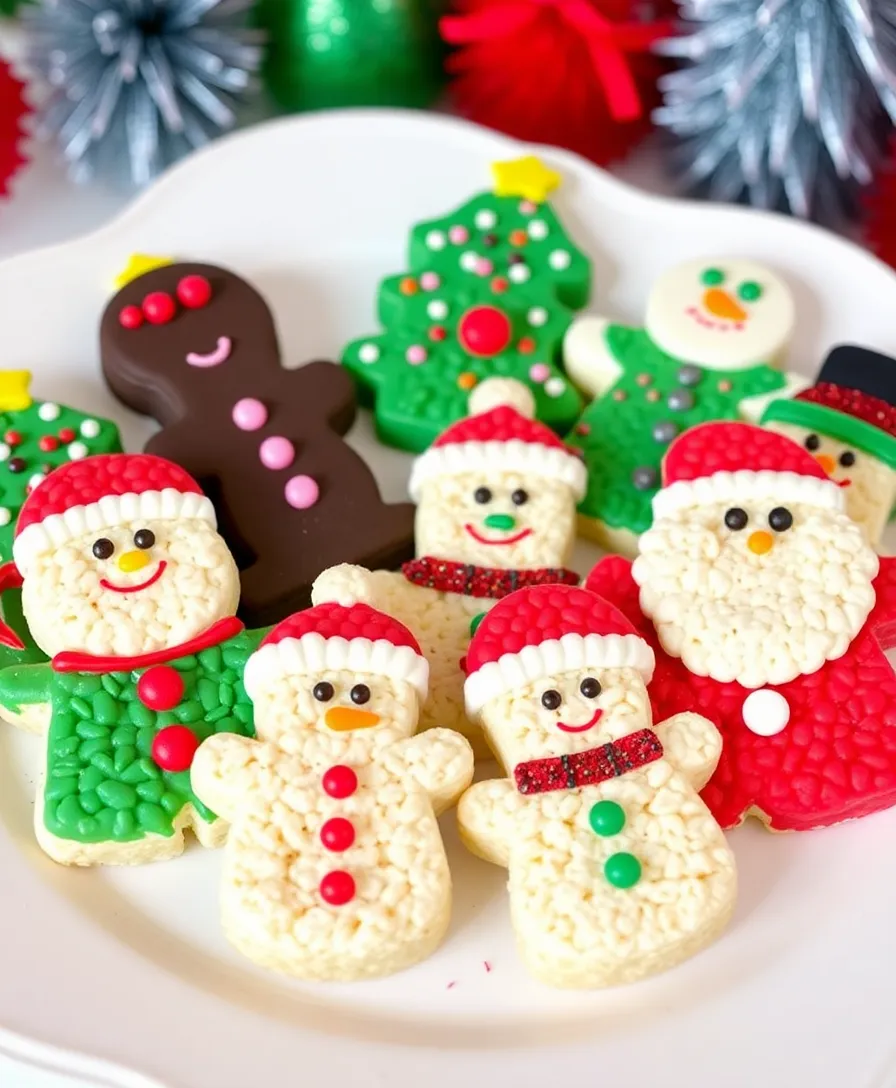 22 Easy Christmas Desserts You Can Make in Under 30 Minutes! - 14. Rice Krispie Treats