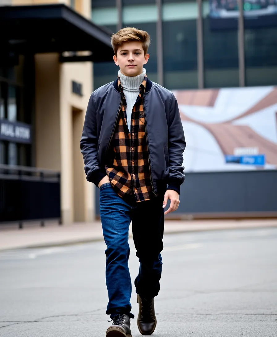 21 Trendy Casual Outfits for Teens That'll Make You the Style Icon of Your Squad! - 6. Layered Look with a Twist