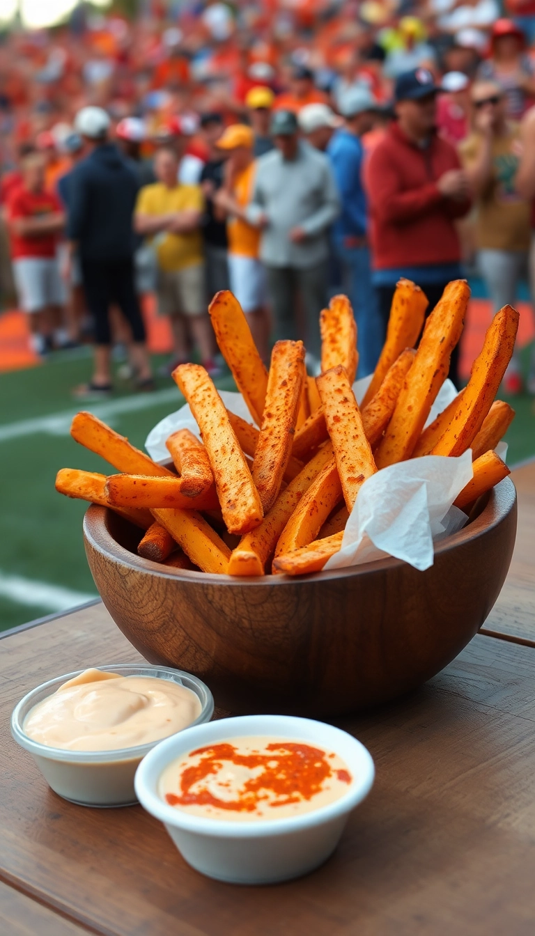 20 Tailgate Food Ideas That Make Game Day Unforgettable (You Won't Believe #7!) - 9. Sweet Potato Fries