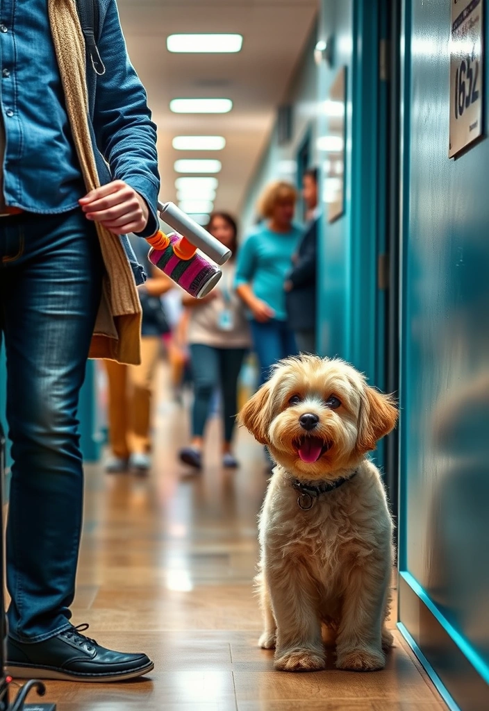 25 Pet Grooming Hacks That Will Save You Time and Money (Even Your Pet Will Love #12!) - 20. Use a Lint Roller for Quick Touch-Ups