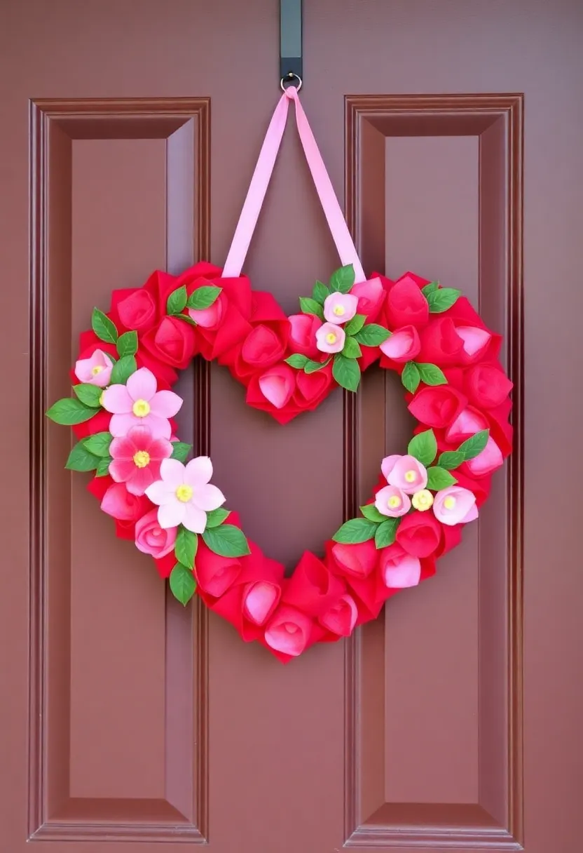 10 Fun Valentine's Day Decorations Crafts for the Whole Family (Get Ready for #4!) - 6. Heart-Shaped Wreaths