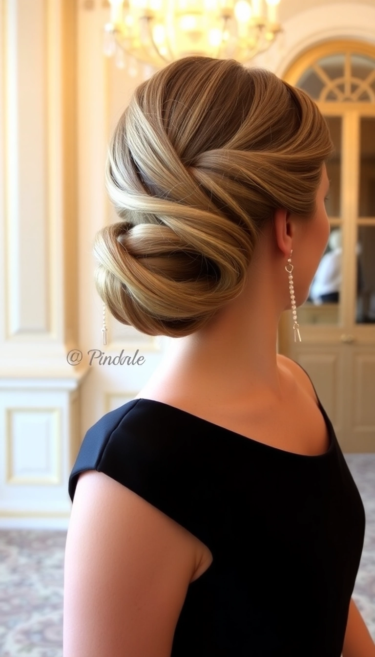 22 Chic Medium Hairstyles for the Mother of the Groom You Won't Believe Exist! - 18. Classic French Twist