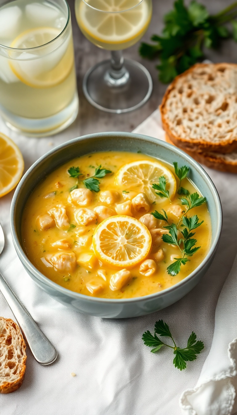 22 Creamy Chicken Gnocchi Soup Ideas Inspired by Olive Garden (You Won't Believe #15!) - 4. Lemon Chicken Gnocchi Soup with Fresh Herbs