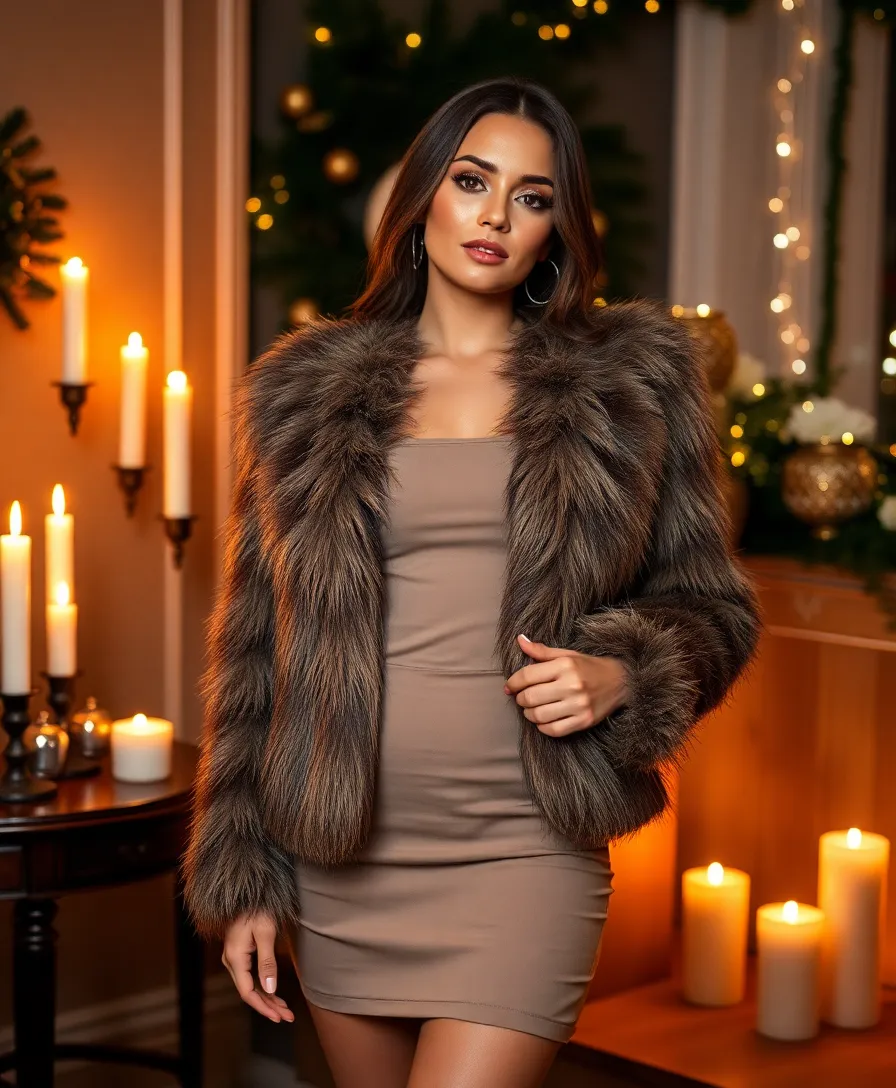 15 Affordable New Year's Eve Outfits That Look Expensive! (Wait Until You See #4!) - 12. Faux Fur Jacket