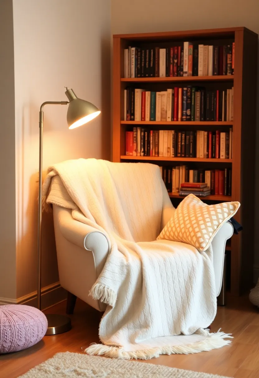 10 Corner Decor Ideas to Make Your Bedroom Instantly Cozy! - 1. Create a Cozy Reading Nook