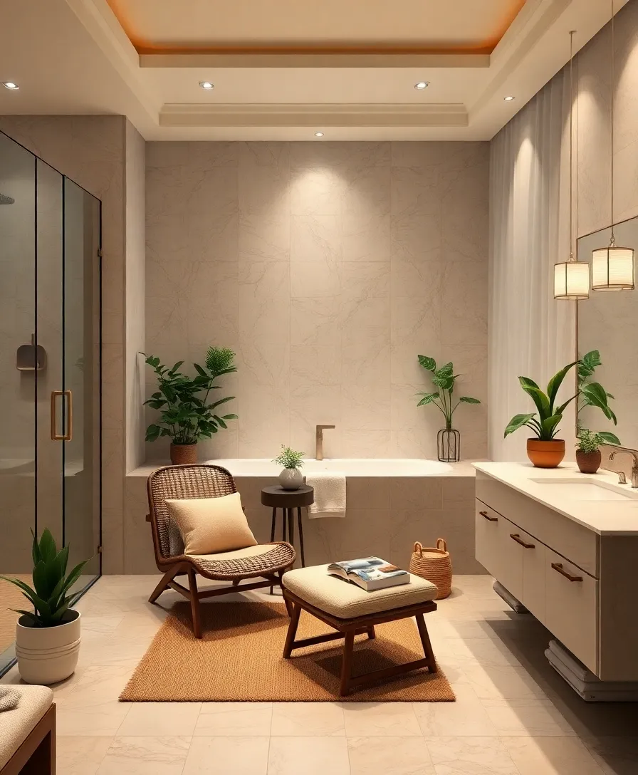 10 Bathroom Trends that will Transform Your Space into a Tranquil Oasis! - 10. Relaxation Zones