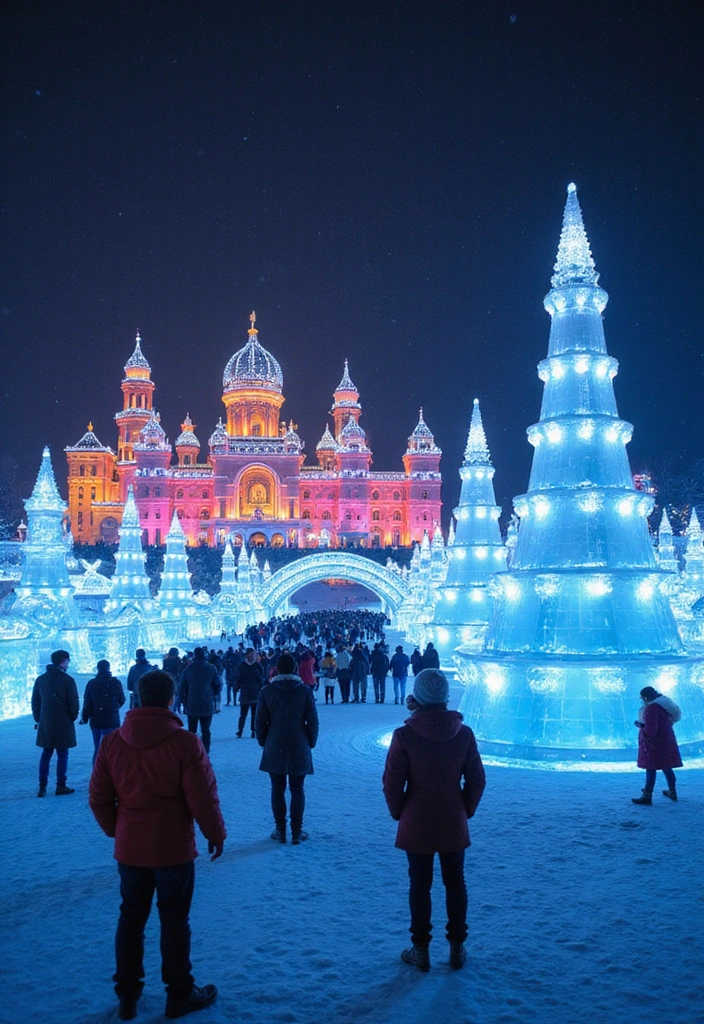 20 Ice-olated Adventures Trips to Inspire Your Next Journey (You'll Want to Book #11!) - 18. Ice Sculpting Festival in Harbin, China
