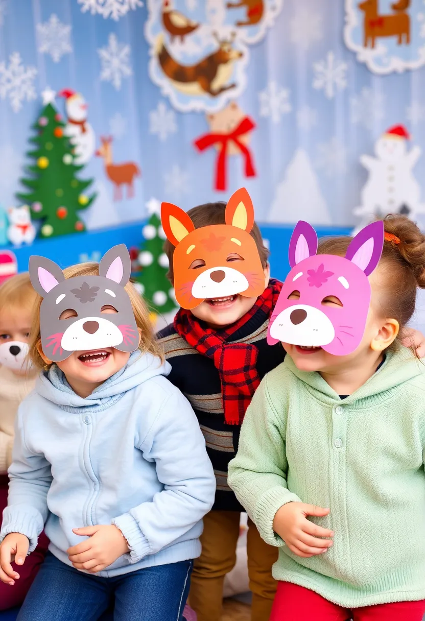 Winter Wonderland: January Preschool Crafts and Ideas This New Year! - 9. Winter Animal Masks