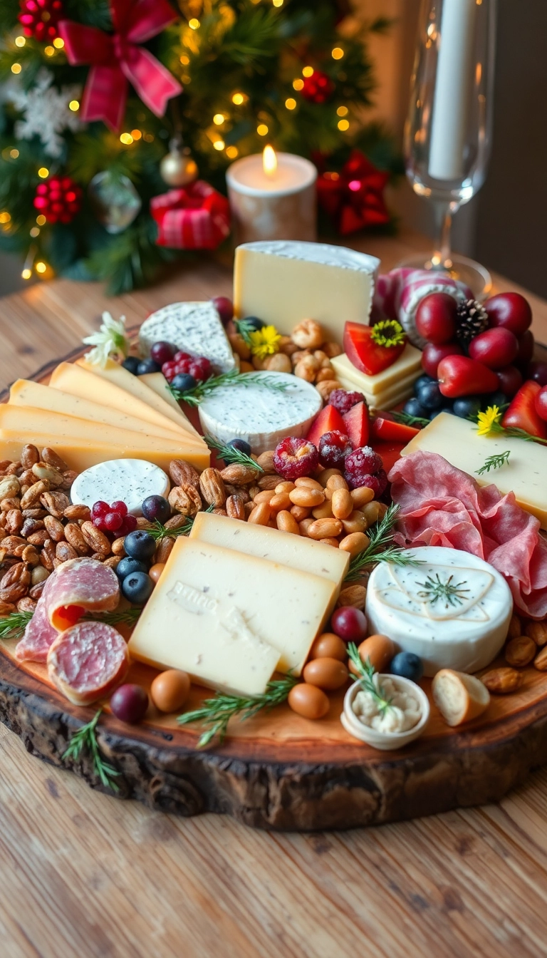 22 Christmas Dinner Ideas That'll Impress Your Guests (You Won't Believe #15!) - 20. Holiday Cheeseboard