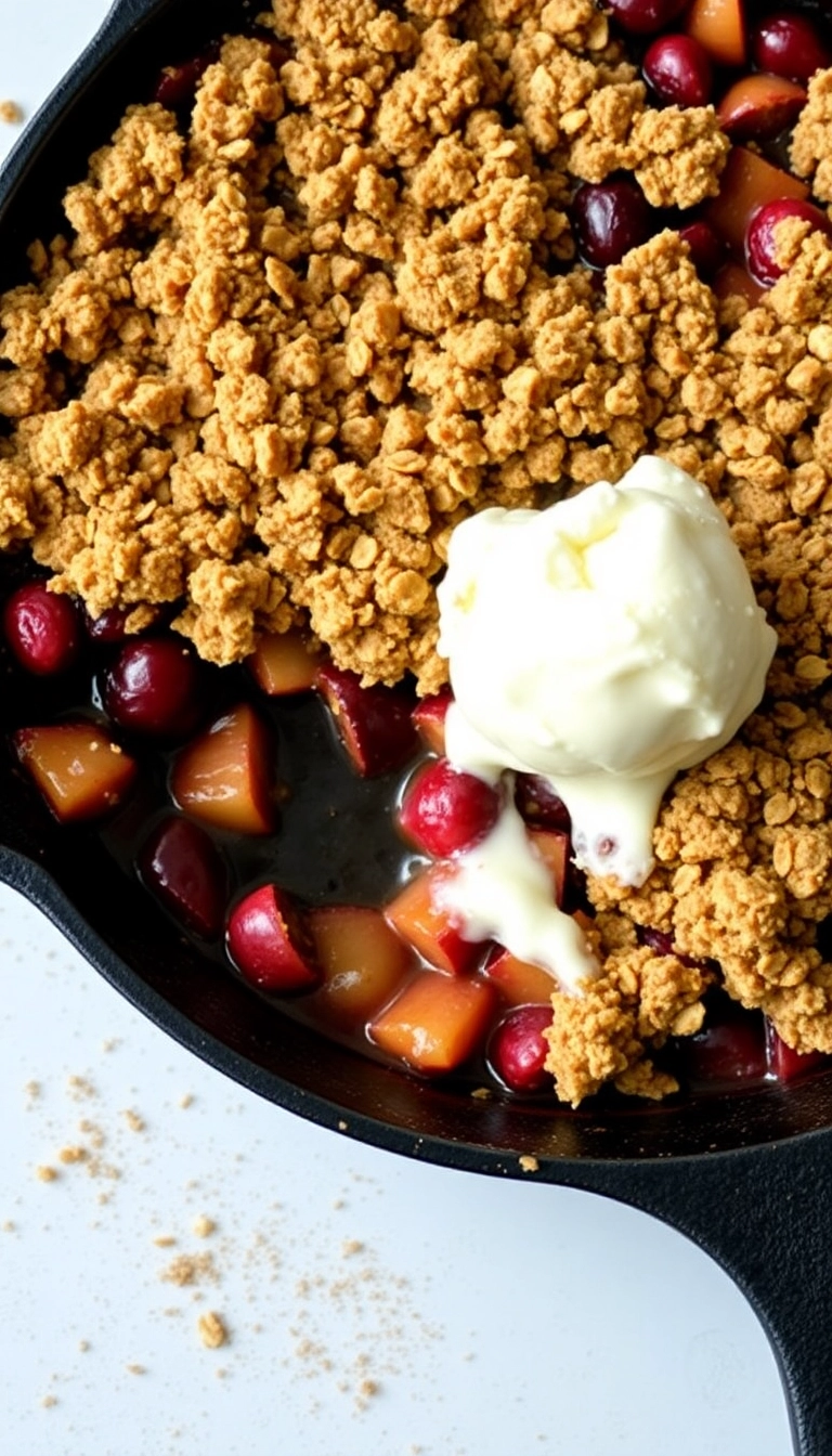 21 Irresistible Cranberry Dessert Recipes You’ll Want to Make This Holiday Season! - 6. Cranberry Apple Crisp