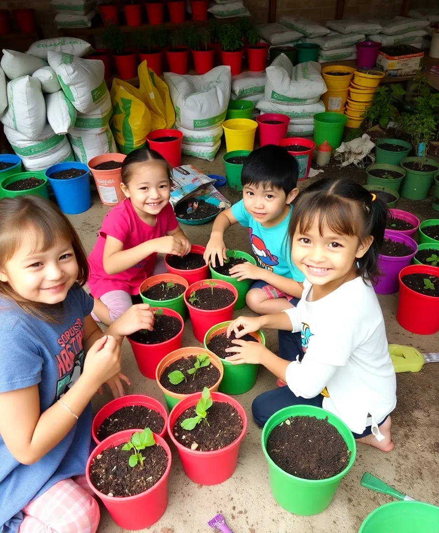 21 Creative Kids Outdoor Play Area Ideas That Will Encourage Imagination (Wait Until You See #7!) - 14. Gardening Workshop Area