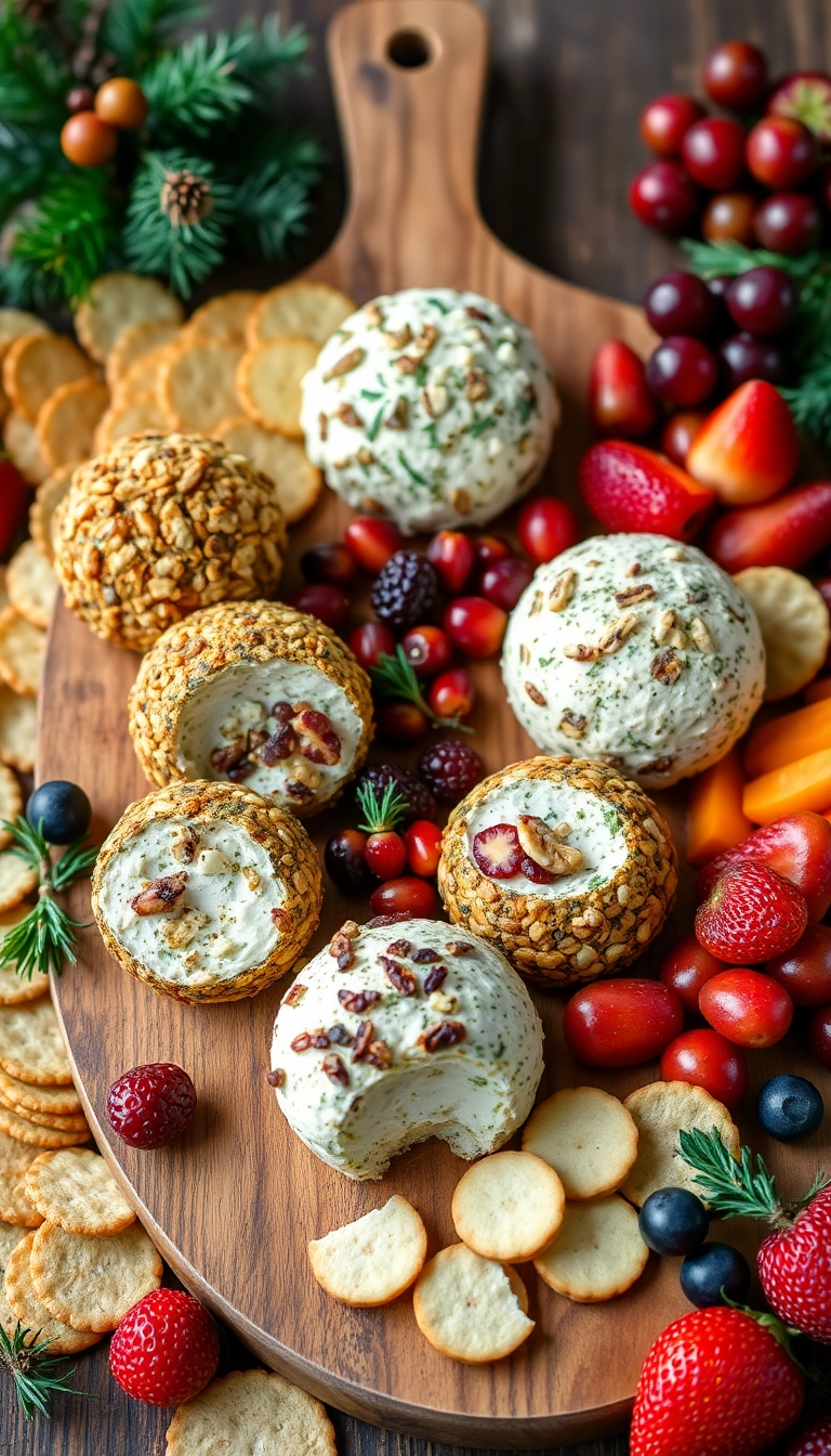 22 Festive Appetizers to Make Your Christmas Party Unforgettable (Don't Miss #7!) - 15. Festive Cheese Balls