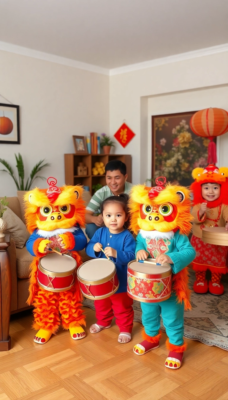 25 Fun Chinese New Year Activities for Families to Enjoy Together (Make Memories!) - 6. Traditional Lion Dance