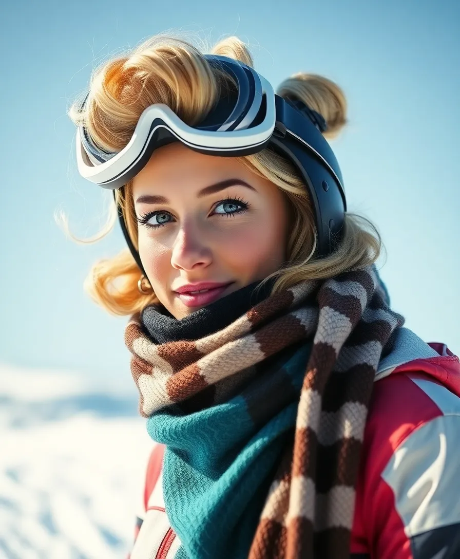 12 Trendy Snowboarding Hairstyles That Will Make You the Star on the Slopes! - 12. The Vintage Roll