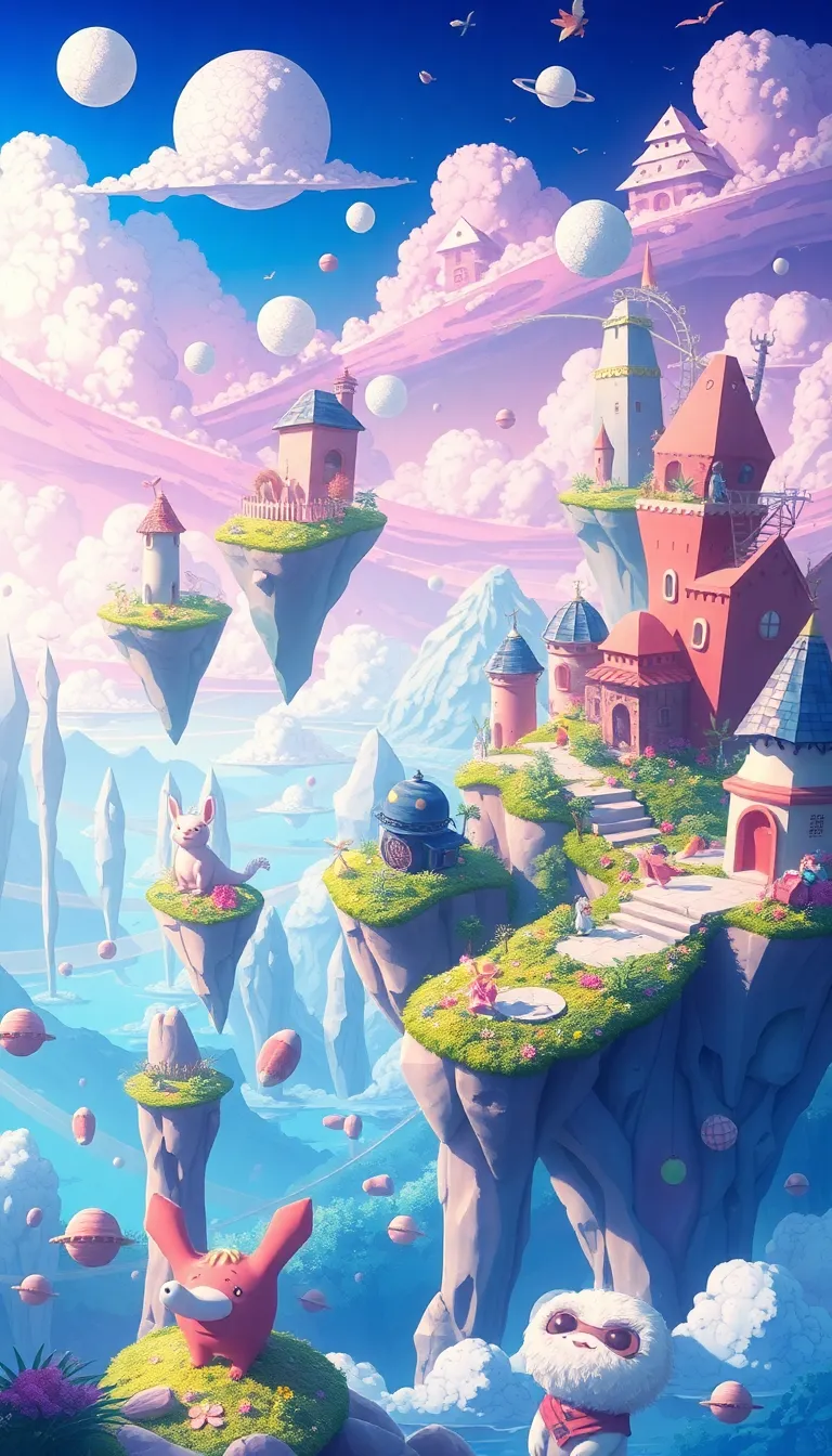 15 Must-Have Anime Aesthetic Wallpapers for Every Fan's Collection! - 13. Surreal Dreamscapes