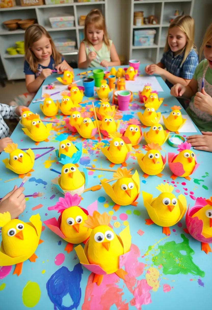 14 Fun Easter DIY Projects for Kids (They'll Be Talking About #7 All Year!) - 12. Egg Carton Chicks