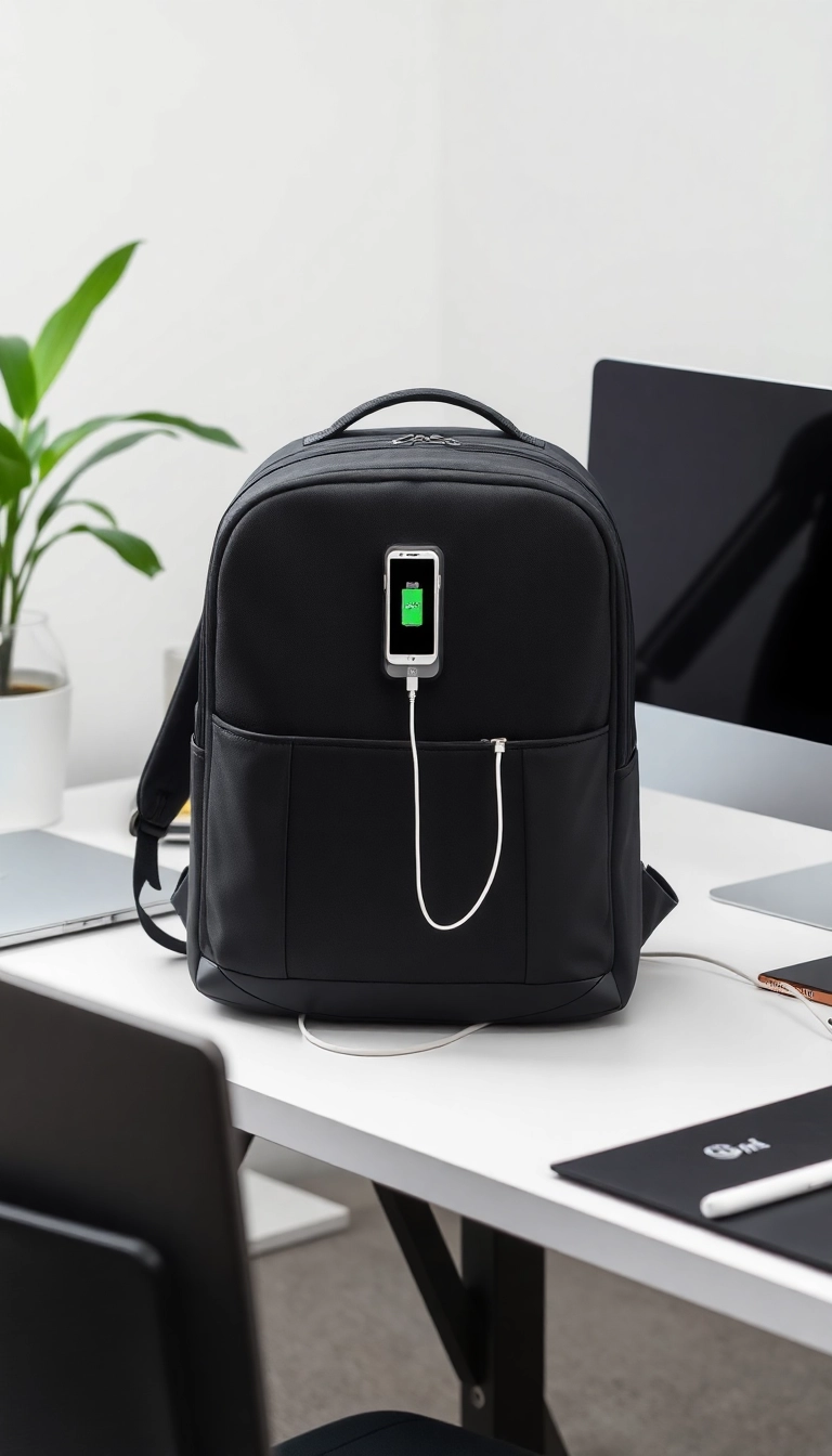 21 Trendy College Bags for Women That Are Perfect for Every Style! - 16. Modern Backpack with USB Charging Port