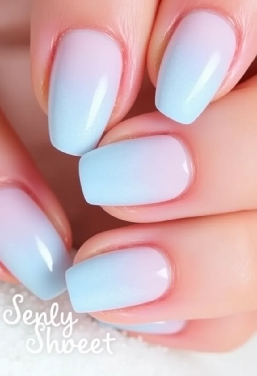 14 DIY January Nail Designs You Can Create in Under 30 Minutes! - 1. Frosty Ombre