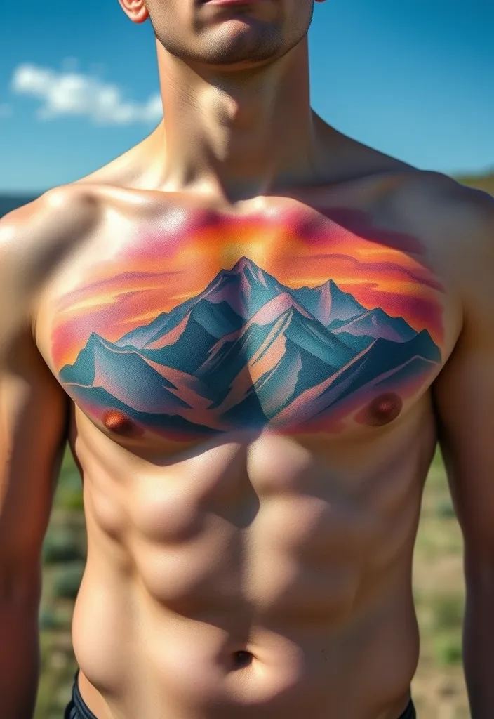 20 Stunning Chest Tattoos for Men That Will Turn Heads (You Won't Believe #15!) - 3. Nature-Inspired Designs