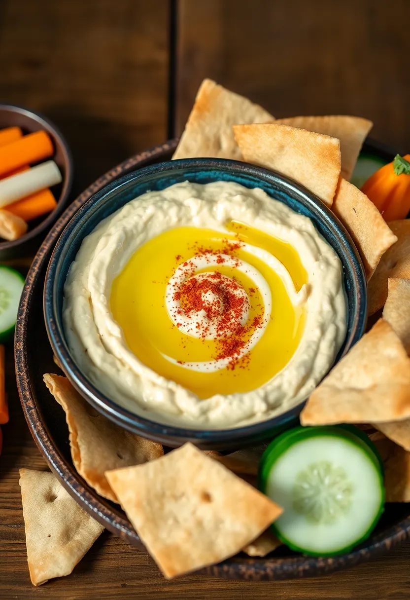 Easy Appetizer Recipes: 30 Quick and Tasty Dishes Everyone Will Love! - 10. Hummus and Pita Chips