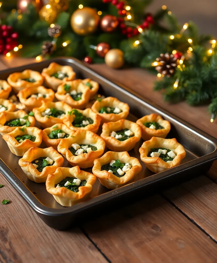 11 Budget-Friendly New Year's Eve Menu Ideas That Don't Skimp on Flavor! - 3. Savory Spinach and Feta Puff Pastry Bites