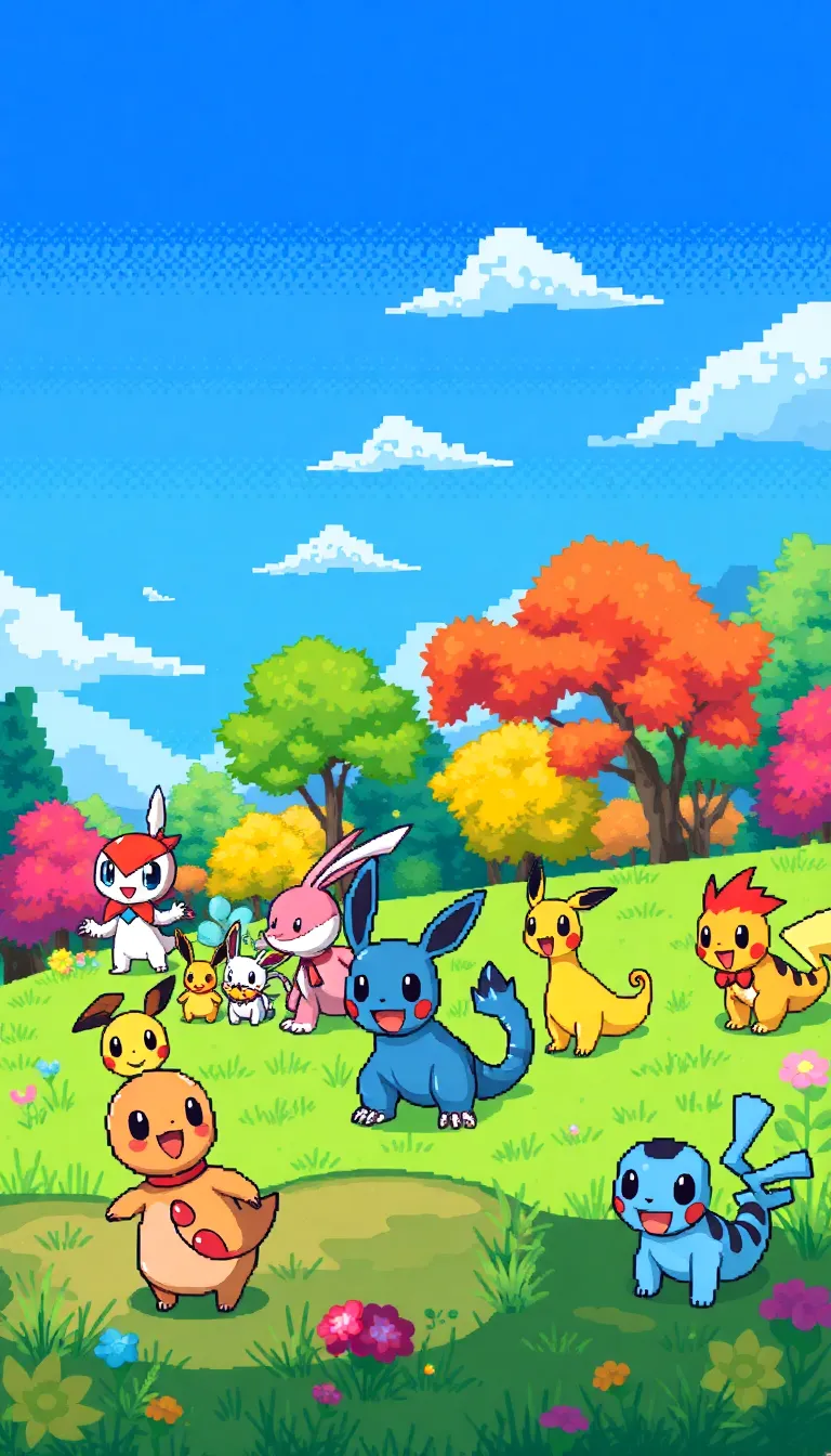 12 Stunning Pokemon Aesthetic Artworks That Will Leave You Breathless! - 5. Pixel Art Perfection