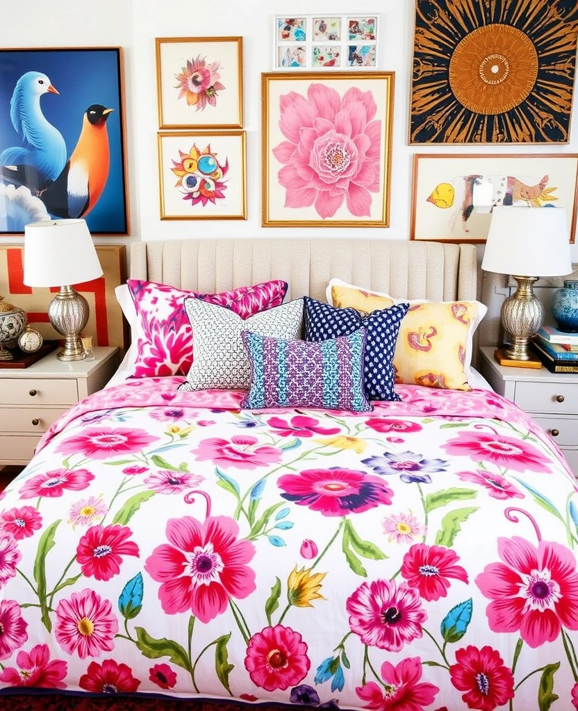 12 Luxurious Bedding Ideas That Will Transform Your Bedroom into a 5-Star Retreat! - 8. Bold Patterns